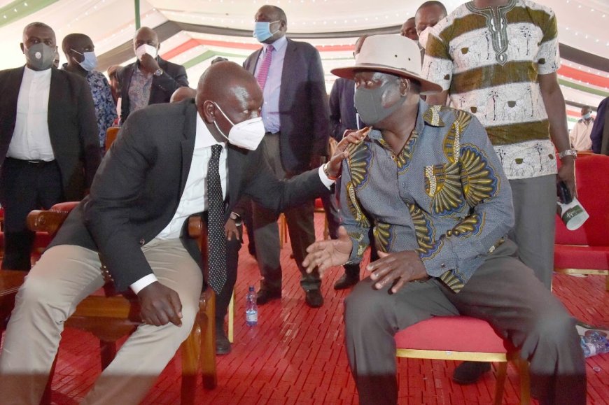 Raila puts Ruto to task on use of public funds in campaigns