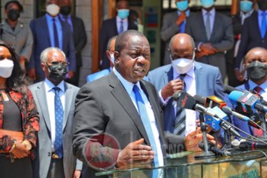 Matiang'i declares these parts of the country a disturbed area