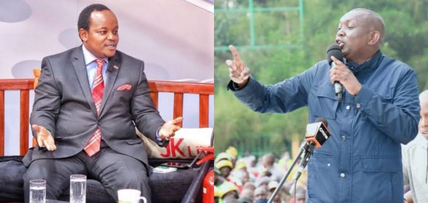 Ngunjiri Wambugu, Oscar Sudi in heated exchange over Raila’s chances in Mt Kenya