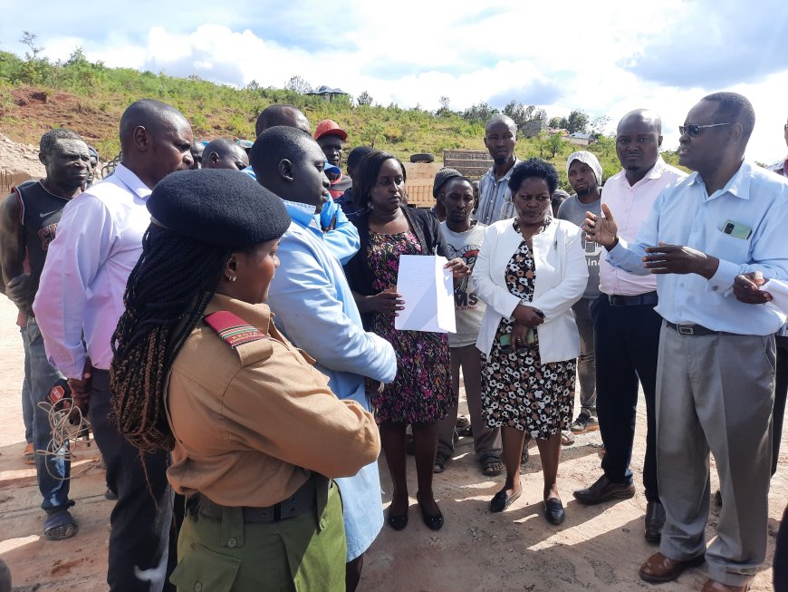 Operations of quarries located near Murang’a town halted