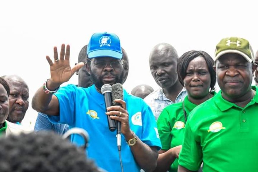 Nyong'o distributes Sh2 million fingerlings to fish farmers