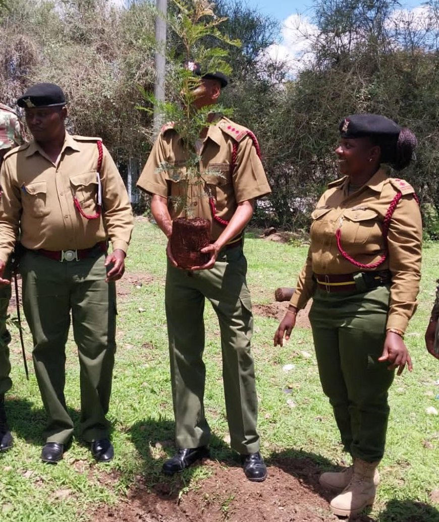 Police unite to plant 1000 trees in Athi River Township