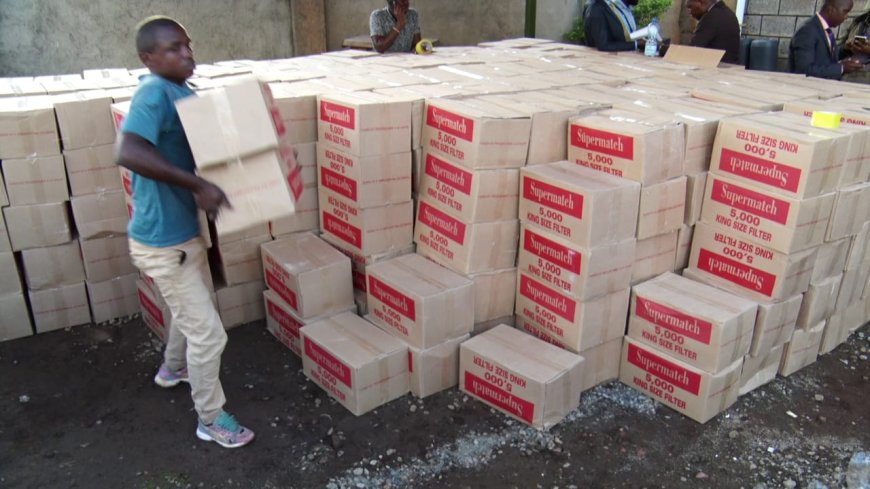 Police seize contraband cigarette worth Sh32 M