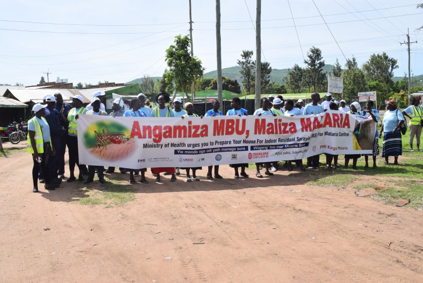 Indoor Residual Spraying Launched To Combat Malaria Infections in Homa Bay