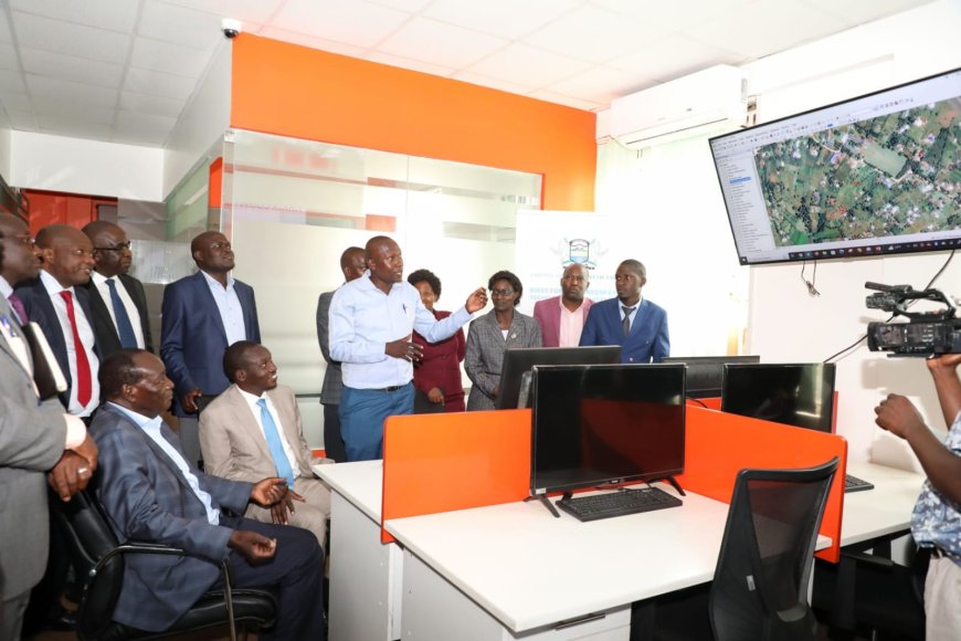 Kisii delegation in Vihiga to Benchmark on Geo-Spatial Technology