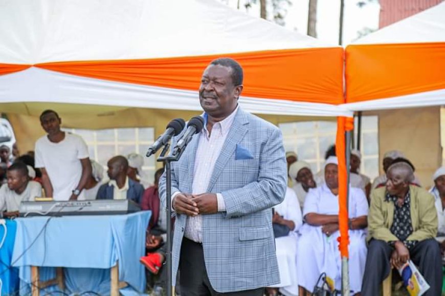 Mudavadi to Raila: You are not being honest