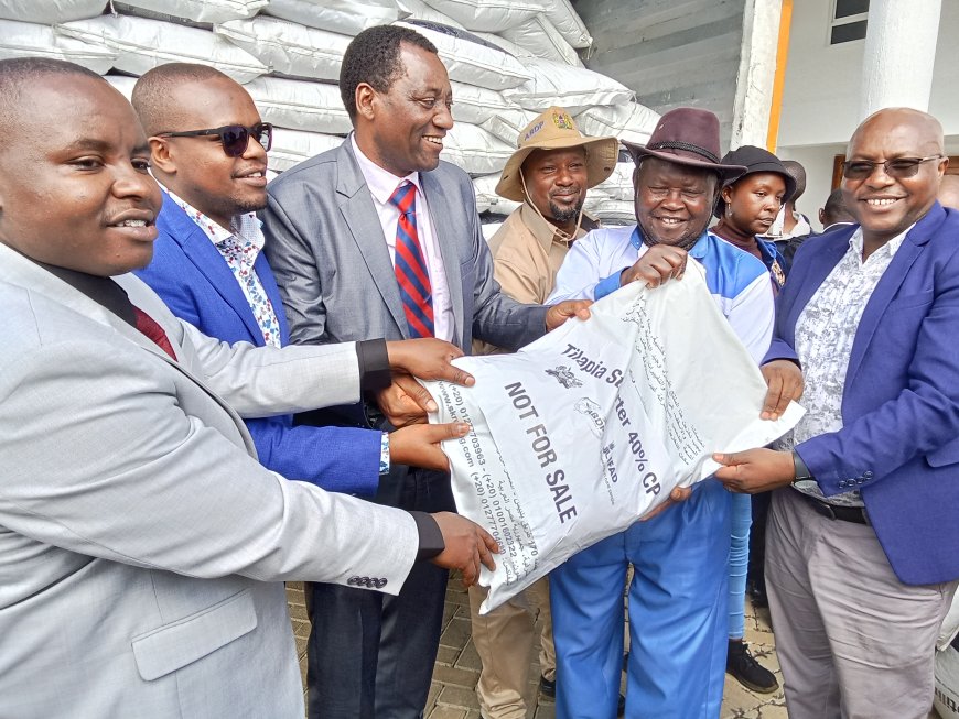 Machakos County government procures fish feeds valued at Sh12 million