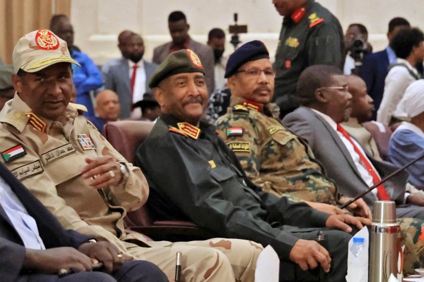 Sudan's army chief Abdel Fattah al-Burhan, at war with his deputy