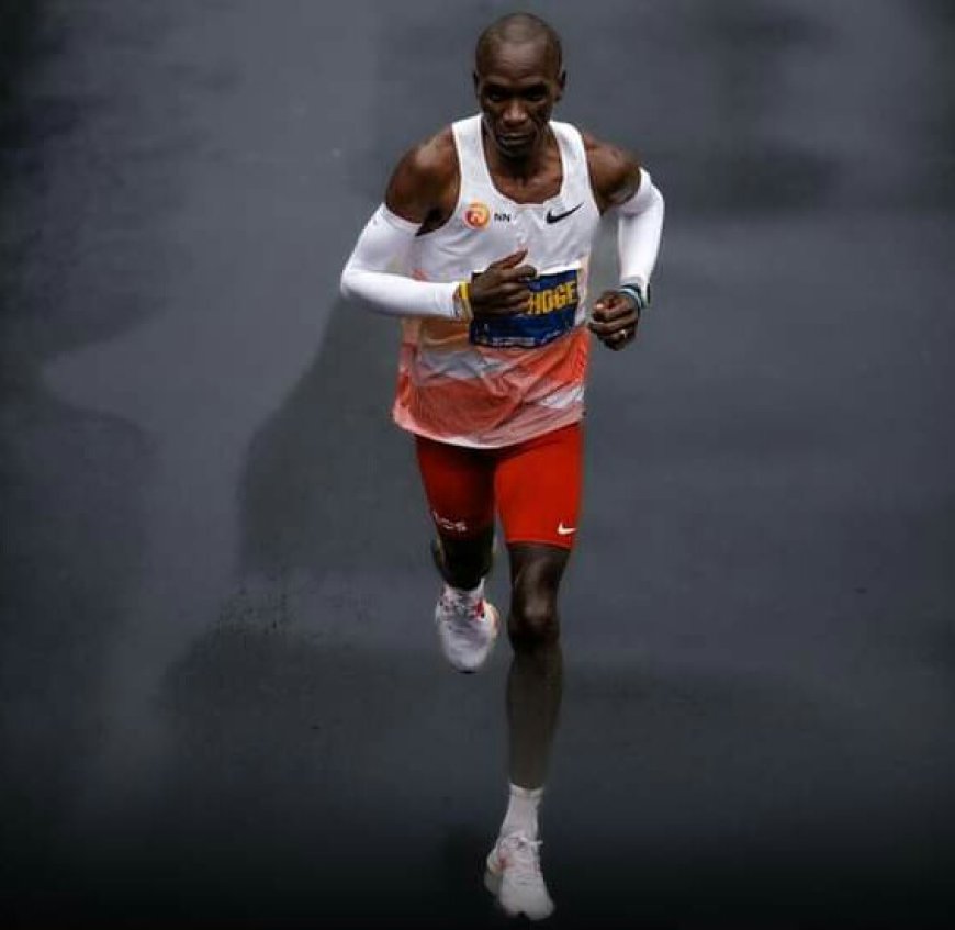 Eliud Kipchoge speaks after Boston Marathon defeat