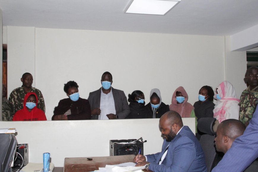 Eight fake lawyers were arraigned in Nanyuki court