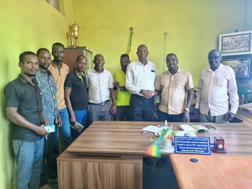 County officials visits Ethiopian authorities at Woreda for peace talk