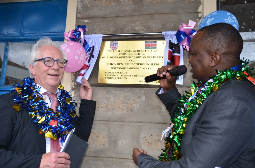 Kabarnet Hurth gets Sh4 million Classrooms, Courtesy of German City Friendship