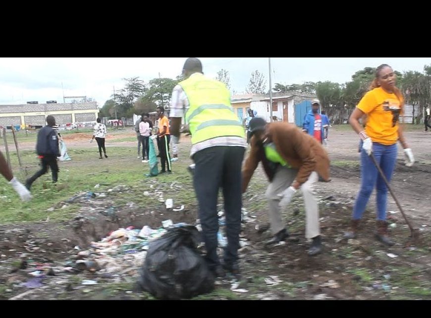 Community Embarks on Clean-Up Exercise