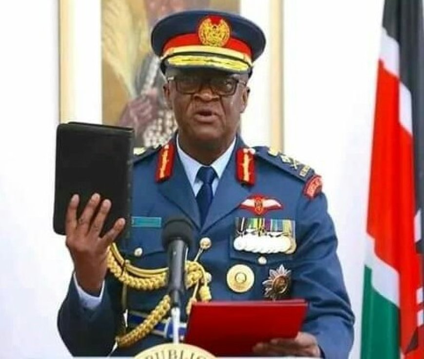 Francis Ogolla sworn in as Chief of Defense Forces