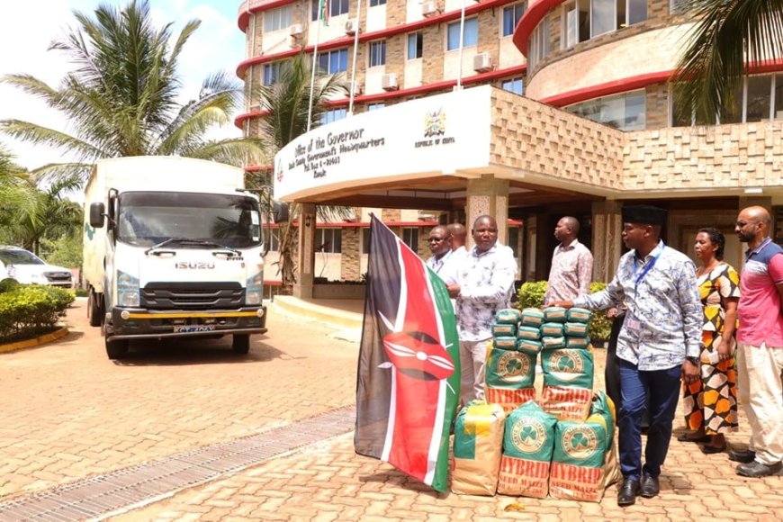 Kwale farmers get seeds to boost food production