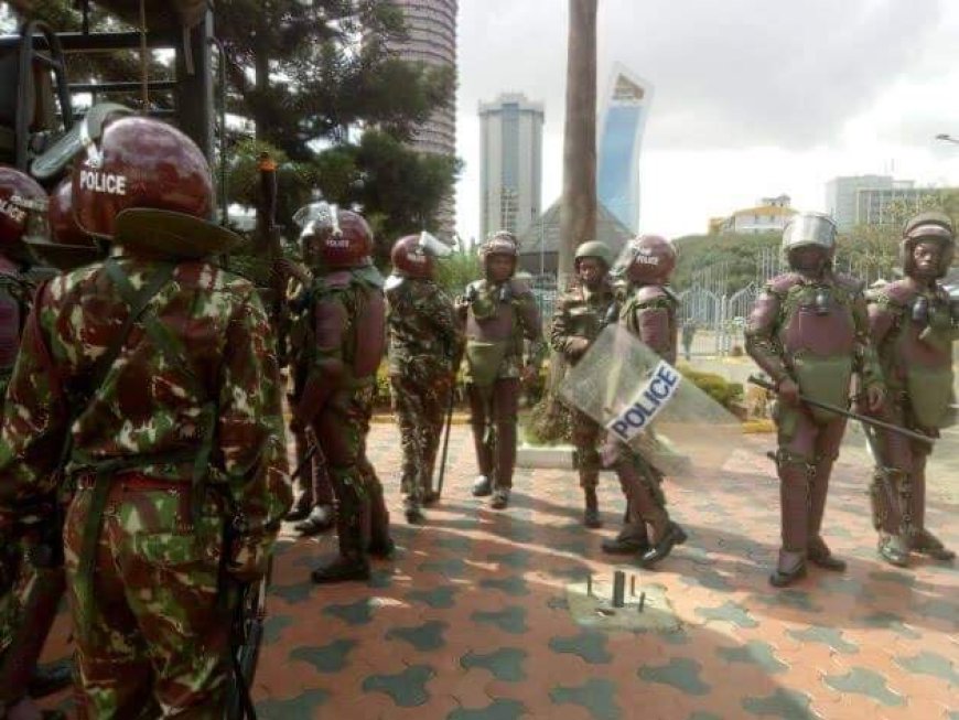 Azimio demos: Heavy police presence in Nairobi