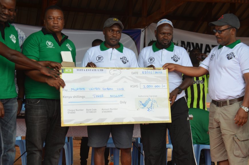 Mwatate United FC gets Three Million shillings sponsorship deal