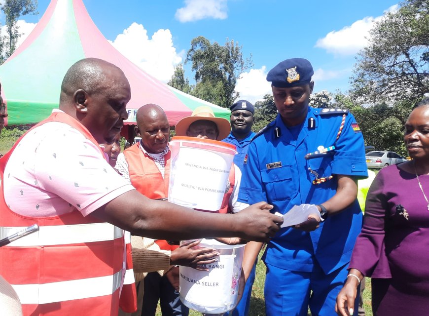 Murang’a Residents volunteer details of people behind selling of illicit brews and bhang