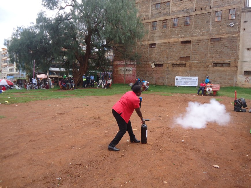 Nyeri residents trained on emergency fire response