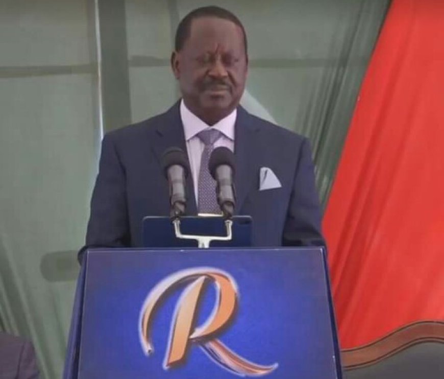 Raila terms proposed 3 percent housing tax unreasonable