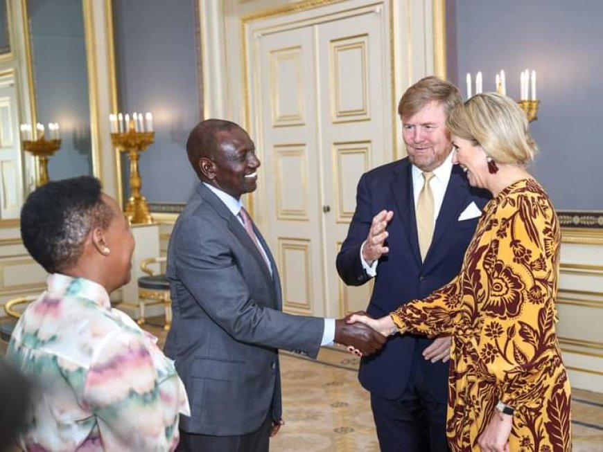 Ruto holds talks with Netherlands King at the Hague