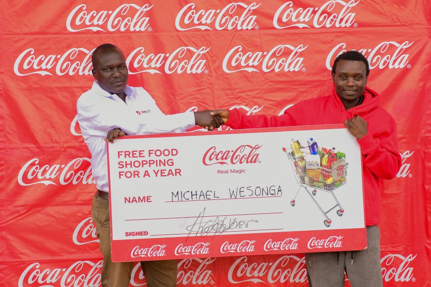 Eldoret Polytechnic student wins a year's worth of food shopping