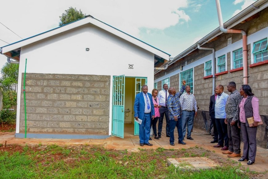 Nyeri Governor makes a spot check at Ihururu rehabilitation centre