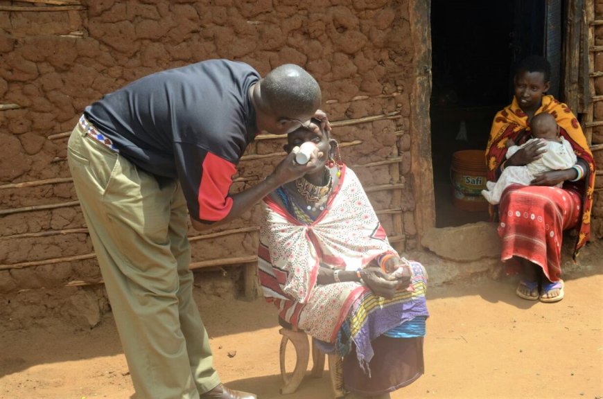 Mass drug administration against Trachoma launched in Kajiado