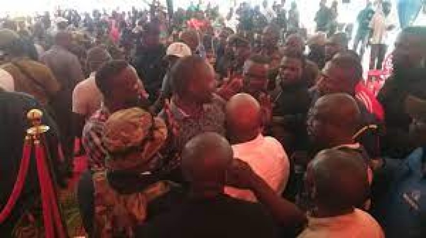 Chaos as supporters of Orengo and his deputy clash at a funeral