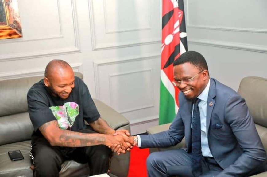 Mustafa meets CS Namwamba after viral 'mjengo' video