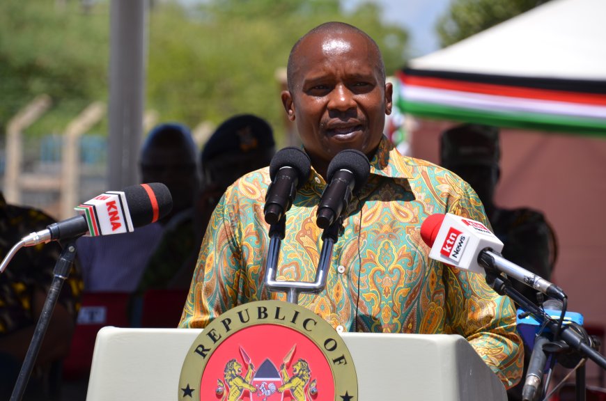 CS Kindiki ows to Curb Insecurity Menace Rocking the County