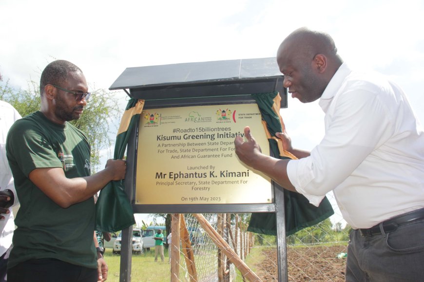 Drive to green Kisumu County launched