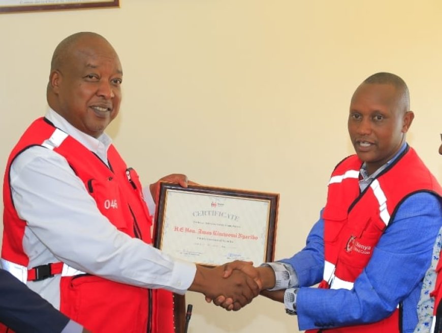 Governor Amos Nyaribo inaugurated as county Red Cross patron