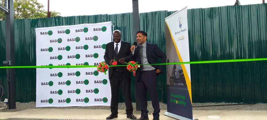 BasiGo launches Kenya’s First Public electric bus charging station