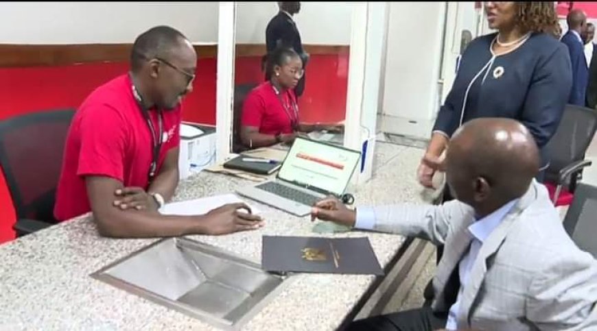 President Ruto files returns at KRA headquarters