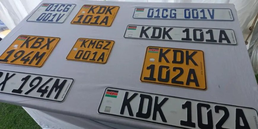 Nyeri mechanics eking a living from new generation motor vehicle plates