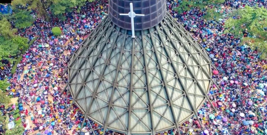 Catholic faithful make pilgrimage to Namugongo shrine, Uganda