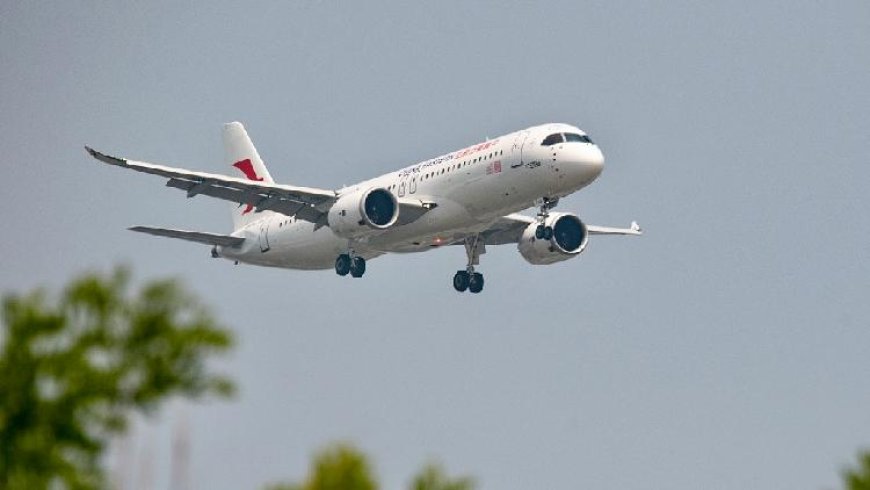 China's C919 aircraft completes inaugural commercial flight