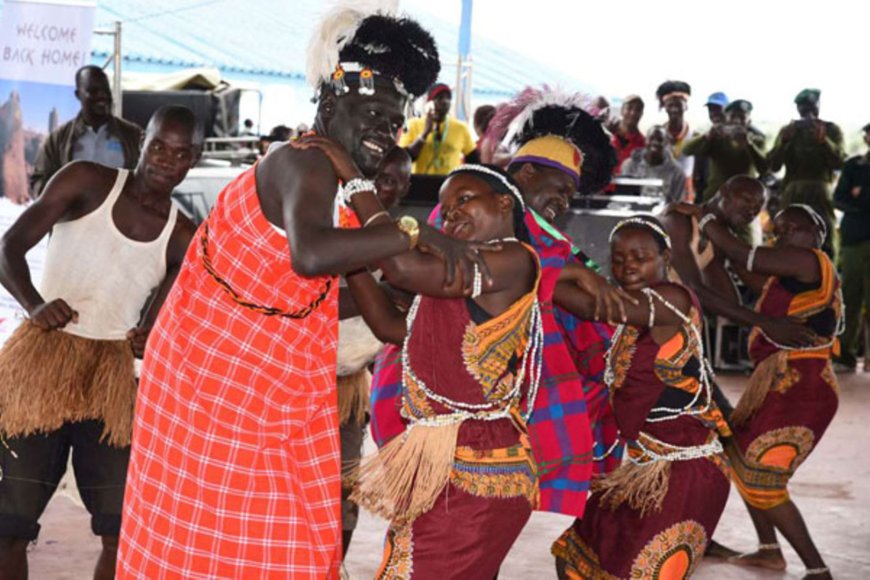 Turkana cultural dancers during a past Turkana Tourism and Cultural Festival.