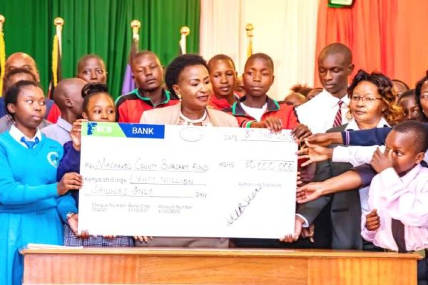 Boost for needy students as Wavinya releases Sh. 80million bursaries