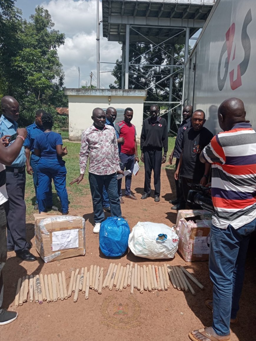 Police in Busia impound G4S vehicle transporting bhang worth Sh 1million