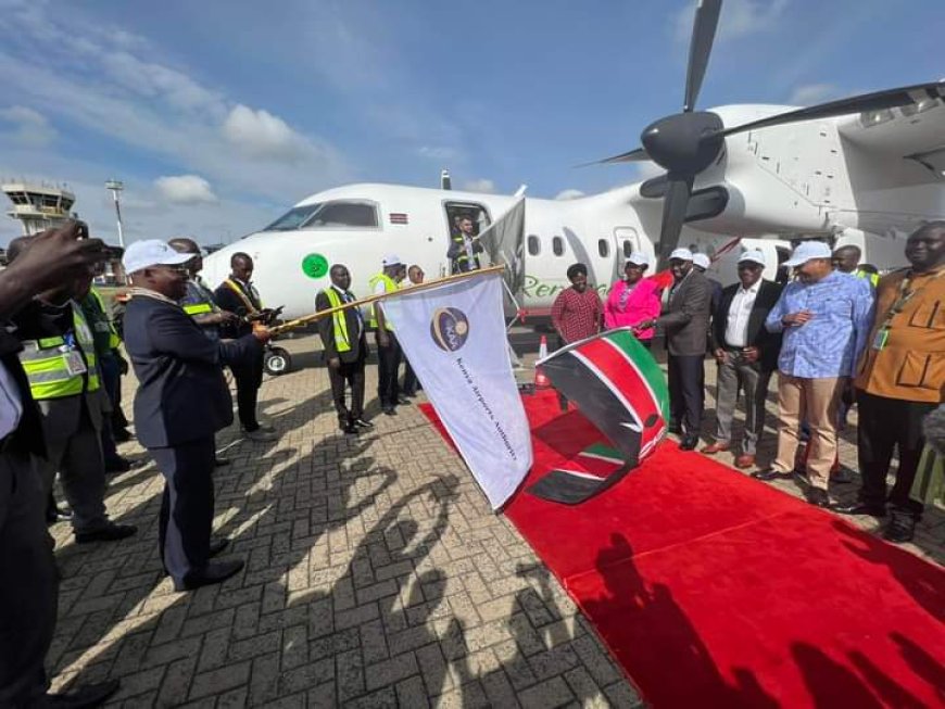 KAA celebrates Renegade Air's Homabay inaugural flight