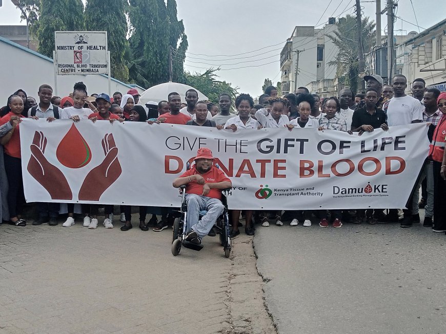 Mombasa commemorates World Blood Donor Day