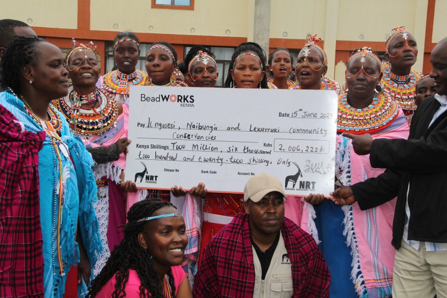 Women graduate in beadwork skills