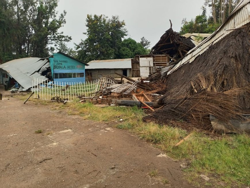 Kisumu traders count loses as business premises are brought down