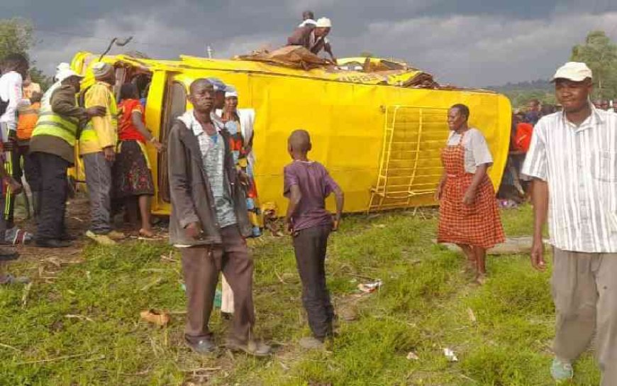 Bodies of pupils who perished at Kaburengu accident moved to Busia ahead of burial