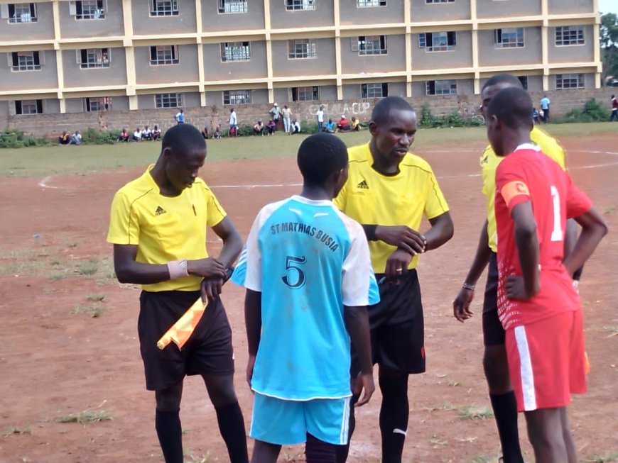 St. Mathias boy Busia yatetea ubingwa wa soka kaunti ndogo ya Busia (Matayos)