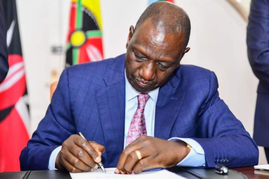 Ruto signs finance bill into law