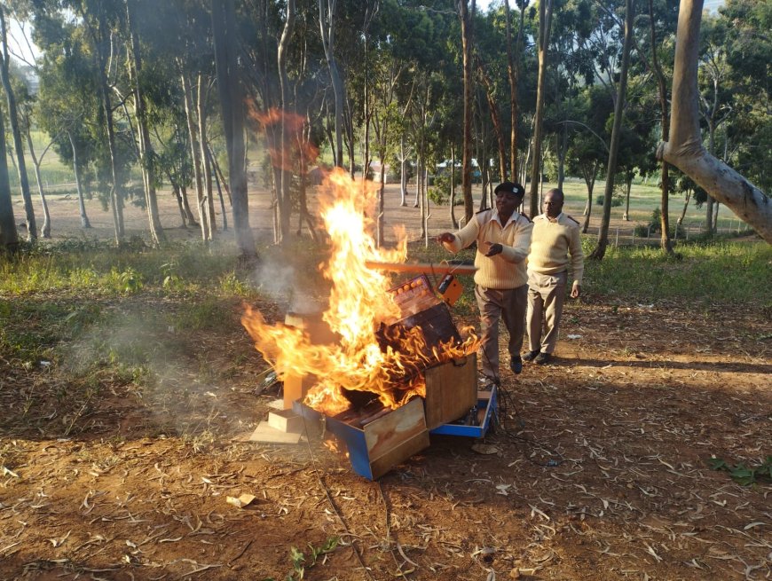 Gambling machines burnt in Machakos