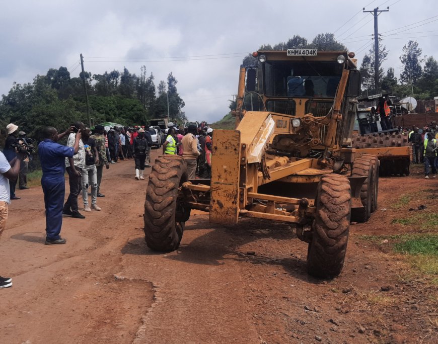 Rehabilitation of major Murang’a road launched